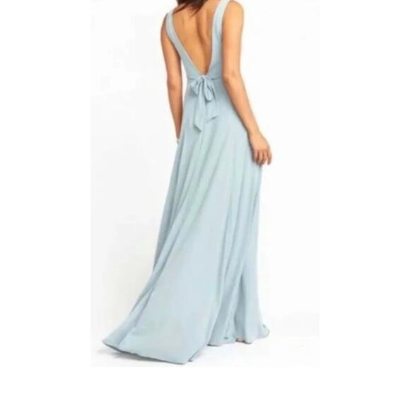 Show Me Your Mumu Womens XXS Jenn Maxi Sleeveless Dress Backless Sage Green NWT - Picture 2 of 11